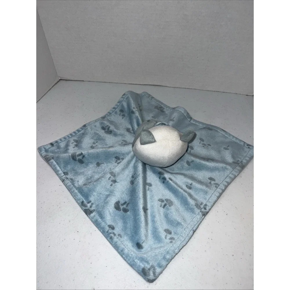 Modern Moments by Gerber Raccoon Lovey Security Blanket Blue Baby Blanket Plush